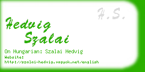 hedvig szalai business card